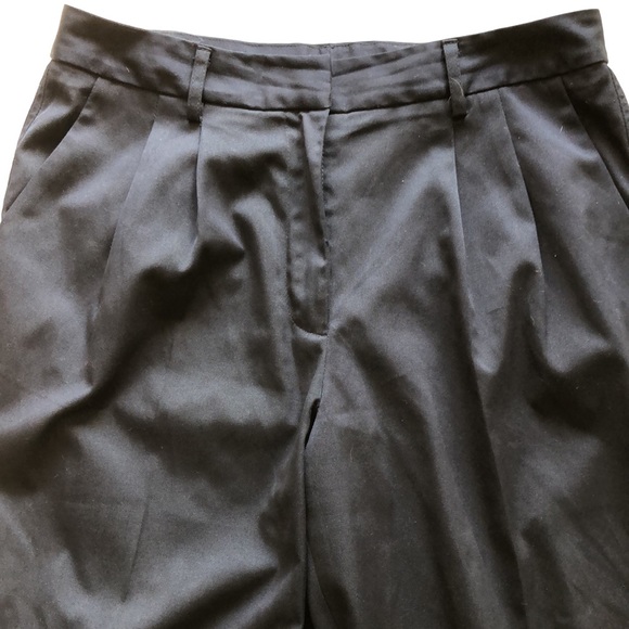 Talbots navy pleated trousers pants - Picture 4 of 9